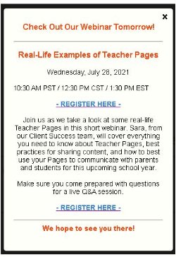 Image of Webinar Registration Information